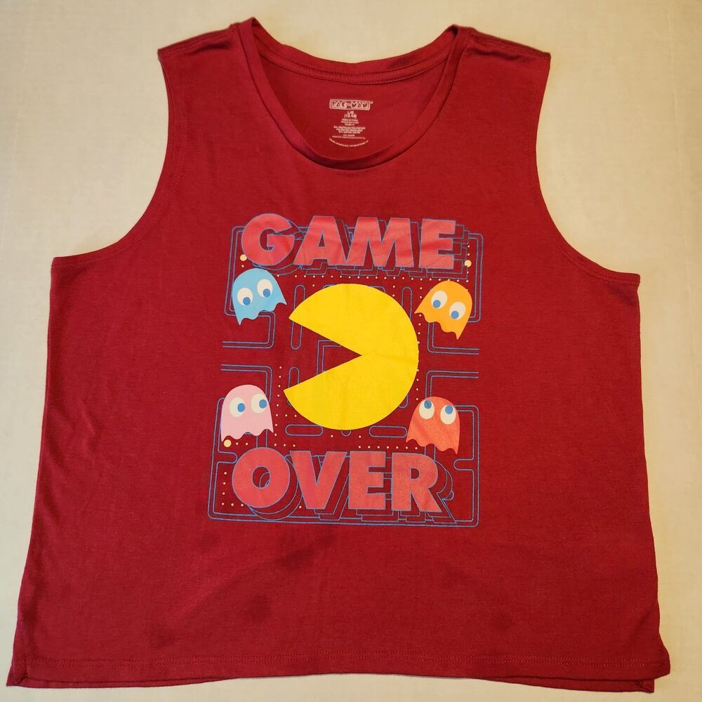 Pac-Man Graphic Tank Top Red {12-14}